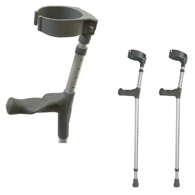 Forearm Crutches with Ergonomic Hand Grip