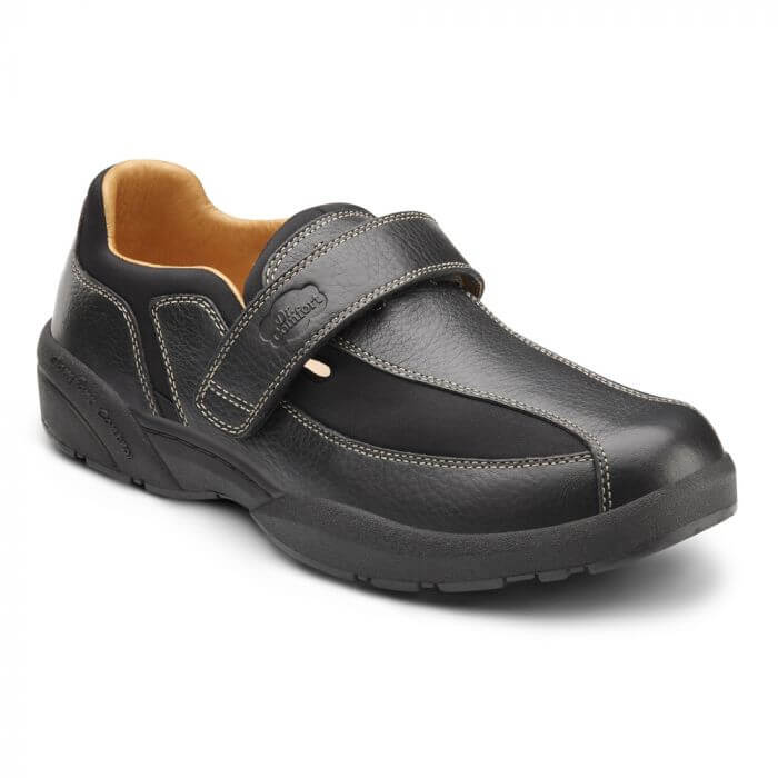 Dr Comfort Douglas Lycra & Leather Shoe for Most Foot Problems