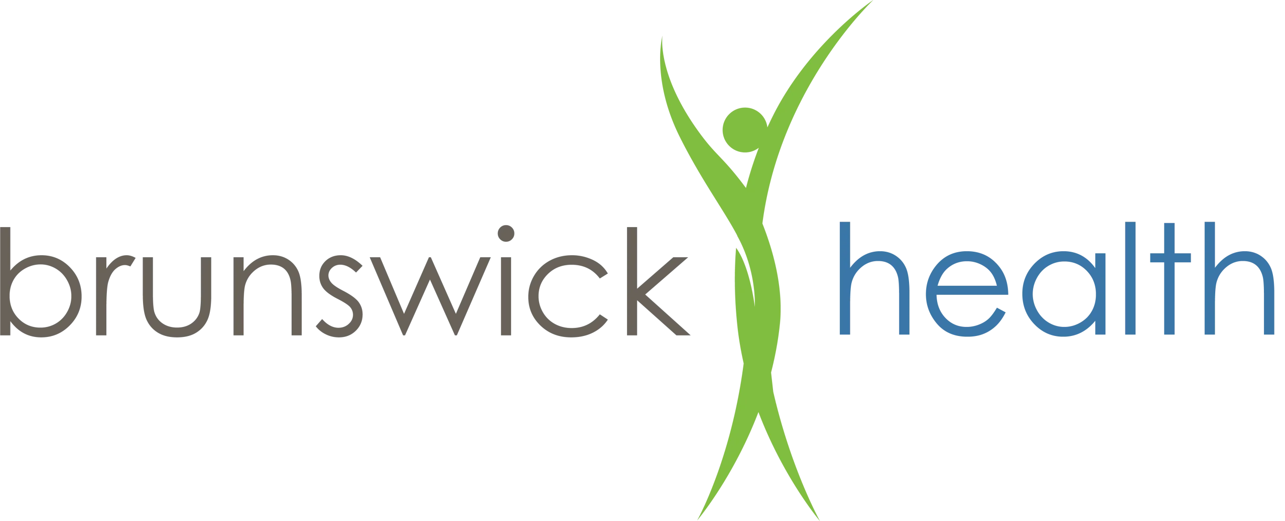 Health and wellness business logo featuring stylised human figure