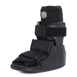Short medical walker boot for foot and ankle injuries