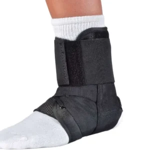 OAPL ankle brace with figure-8 support strap for podiatry injury care